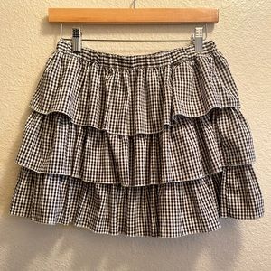 Forever 21 Women’s Tiered Ruffle Mini Skirt